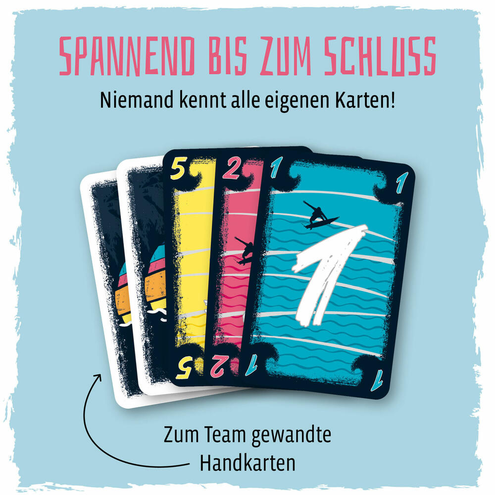 KOSMOS Wave, Kooperatives Kartenspiel, Gesellschaftsspiel, Familienspiel, ab 10 Jahren, 741785