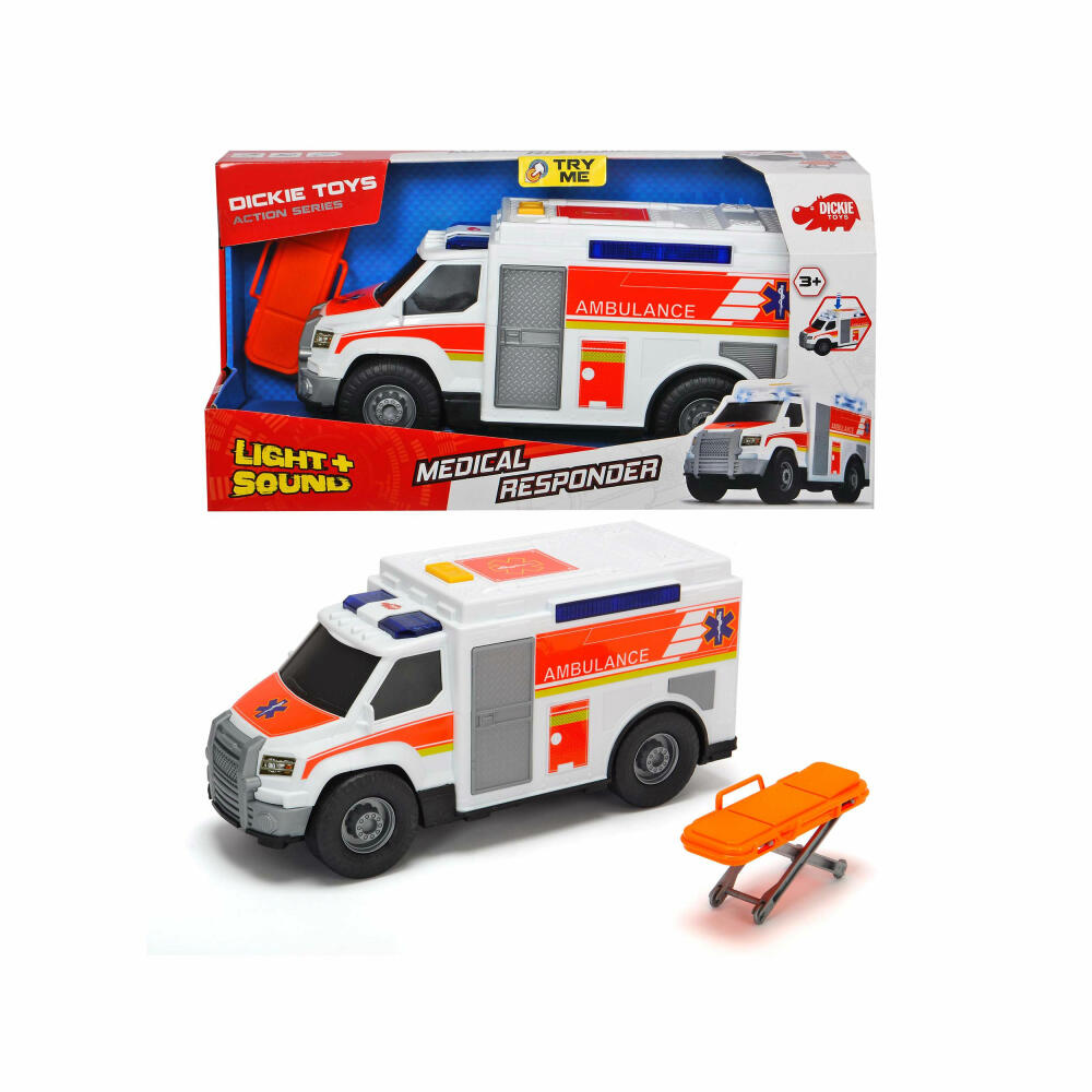 Dickie Toys Medical Responder, ambulance, emergency doctor, rescue vehicle, toy car, car, toy, 203306002