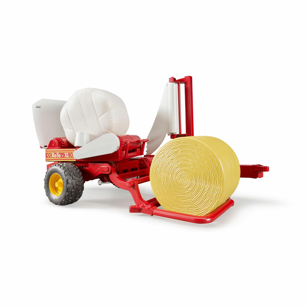 Bruder Agriculture Bale Wrapper with Round Bales, Model Vehicle, Model Vehicle, Toy, Accessories, 02122
