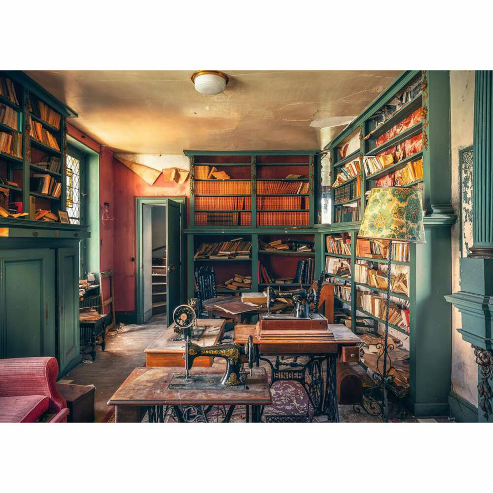 Ravensburger Puzzle Mysterious Castle Library, Erwachsenenpuzzle, 1000 Teile, 12000180