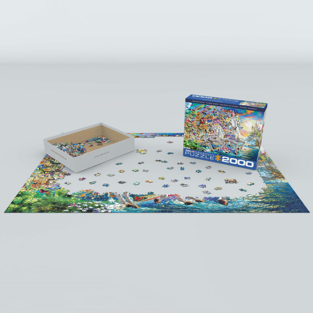 Eurographics Puzzle Einhorn - Traumwelt, 2000 Teile, 67.6 x 96.8 cm, 8220-5551