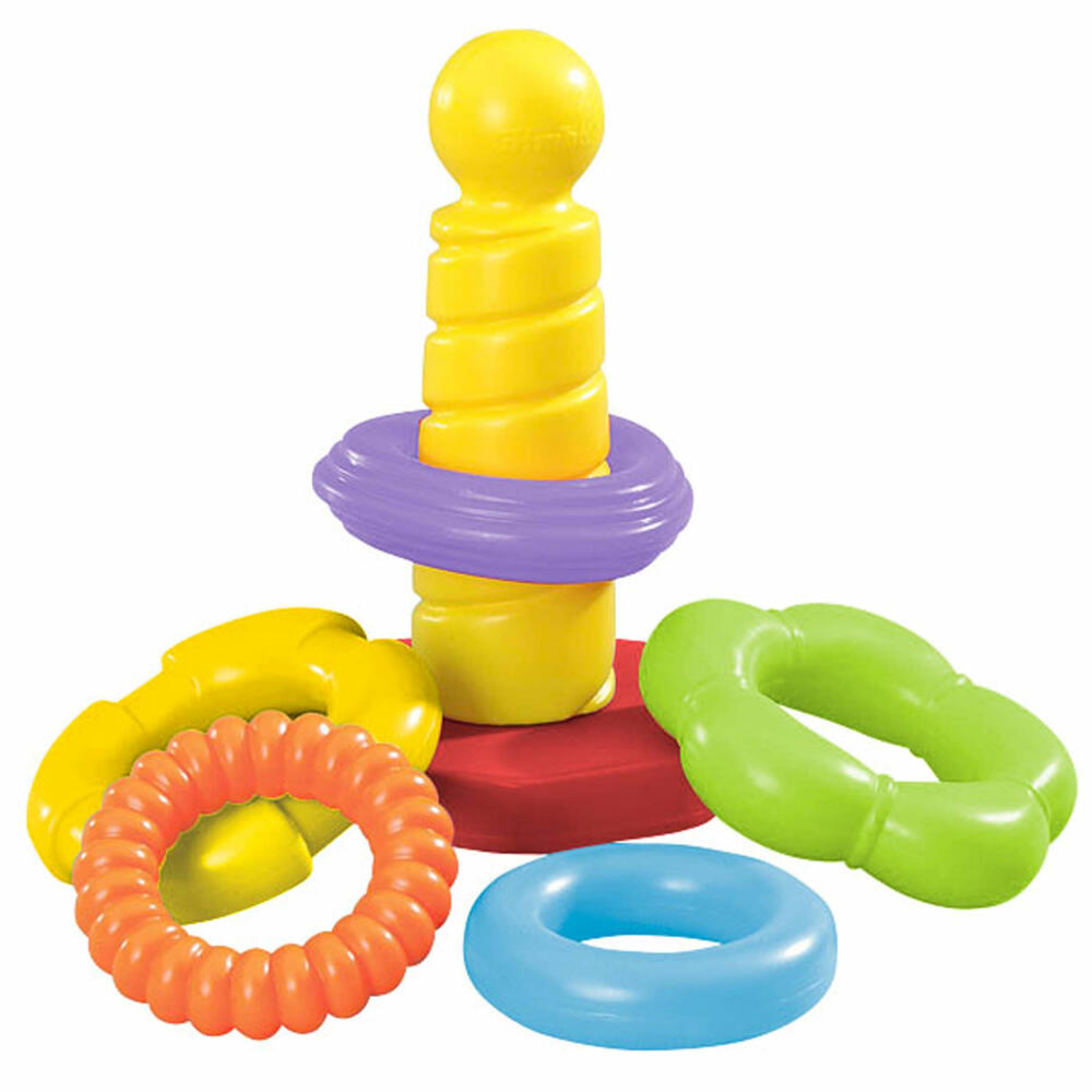 Simba ABC Ringpyramide, Steckspiel, Stapelspiel, Ringe, Pyramide, Kinder, Baby, Spielzeug, 104018158