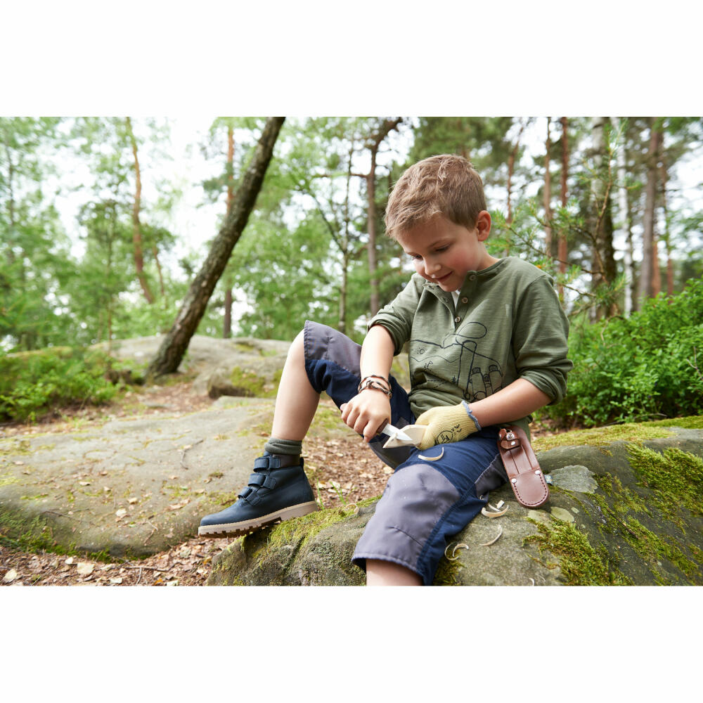 HABA Terra Kids Basic Carving Set, Carving Gloves, Cut Protection, Carving Knife, 302622