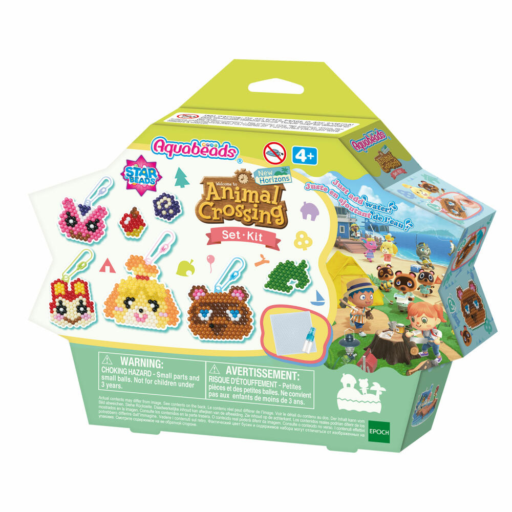 Aquabeads Animal Crossing New Horizons Figure Set, Craft Set License, Crafting, Craft Beads, 800 Beads, 31832