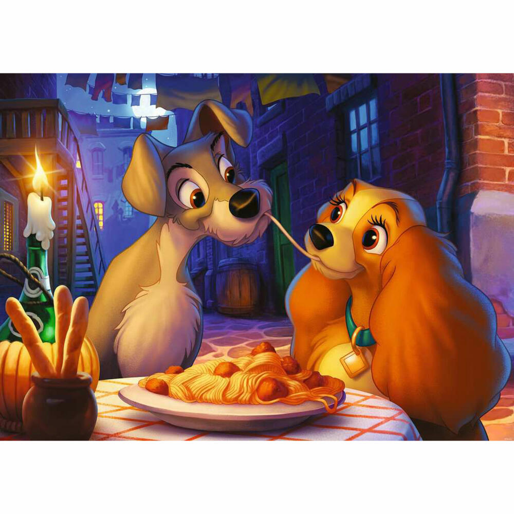 Ravensburger Puzzle Susi und Strolch, Erwachsenenpuzzle, 1000 Teile, 13972