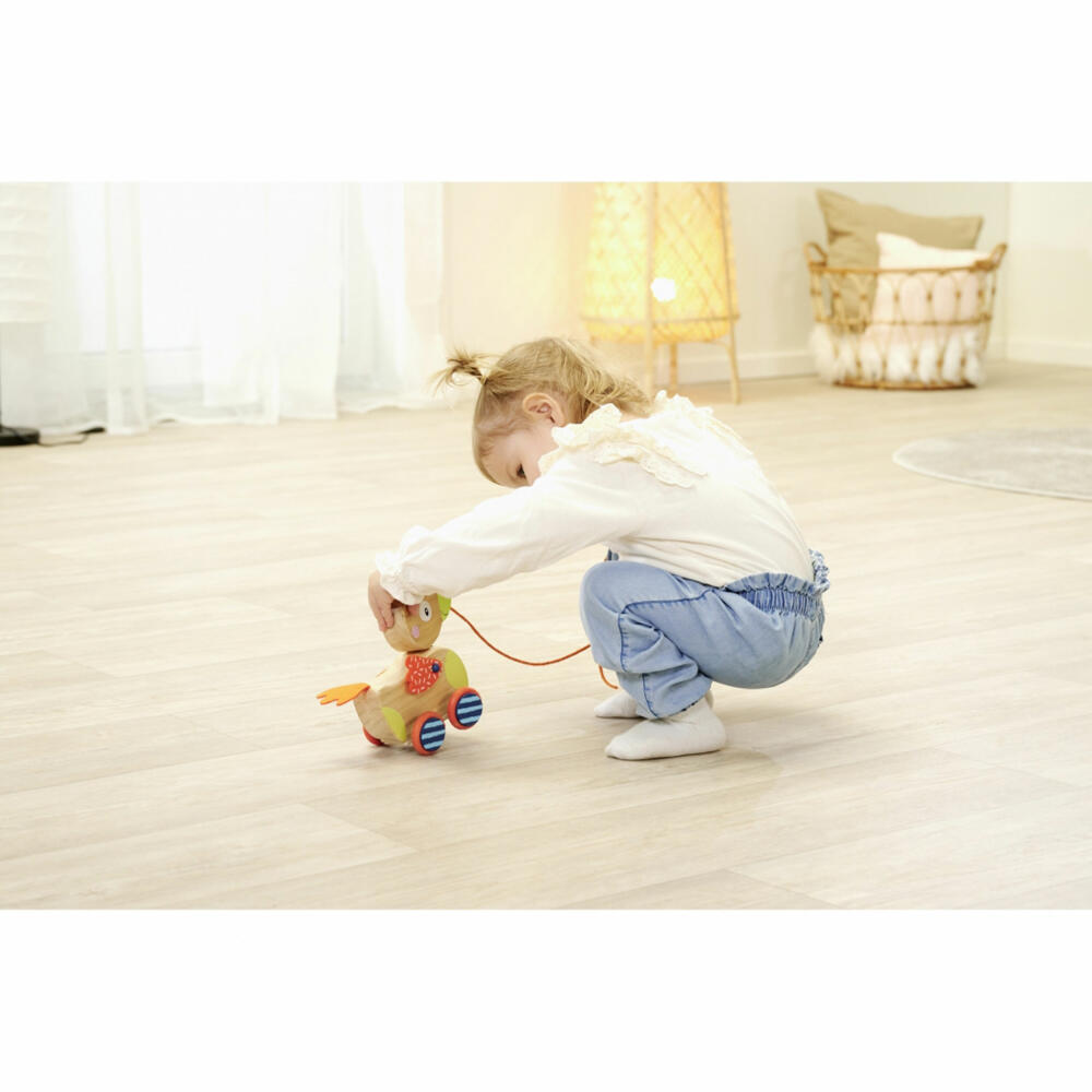 Eichhorn pull-along animal duck, pull-along toy, pull-along animal, pull-along duck, toy, 100005587