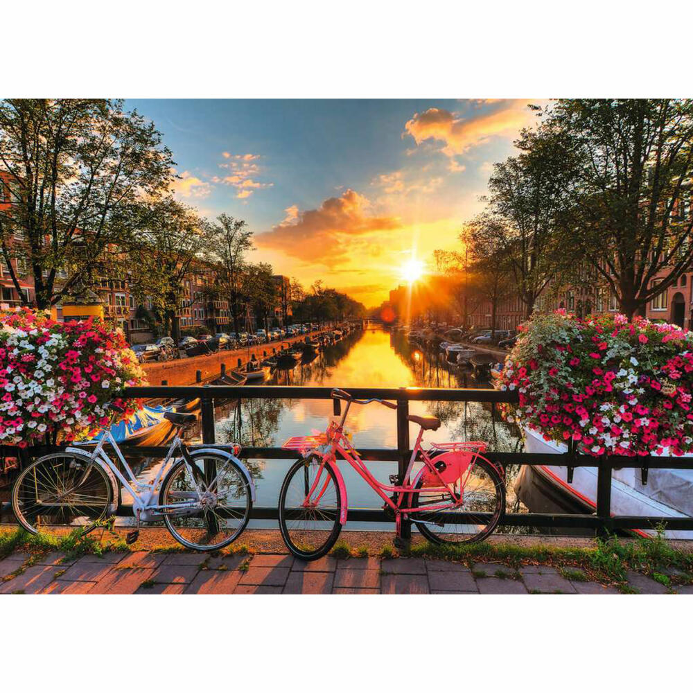 Ravensburger Puzzle Fahrräder in Amsterdam, Erwachsenenpuzzle, 1000 Teile, 12000662