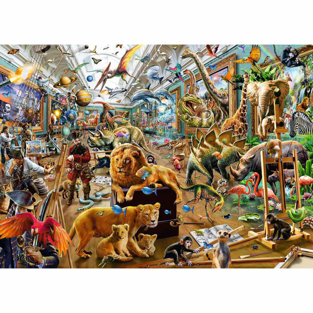 Ravensburger Puzzle Chaos in der Galerie, Erwachsenenpuzzle, 1000 Teile, 12000570
