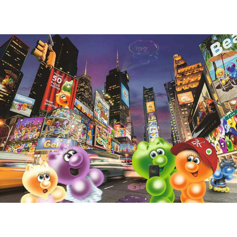 Ravensburger Puzzle Gelini am Time Square, Erwachsenenpuzzle, 1000 Teile, 12000575