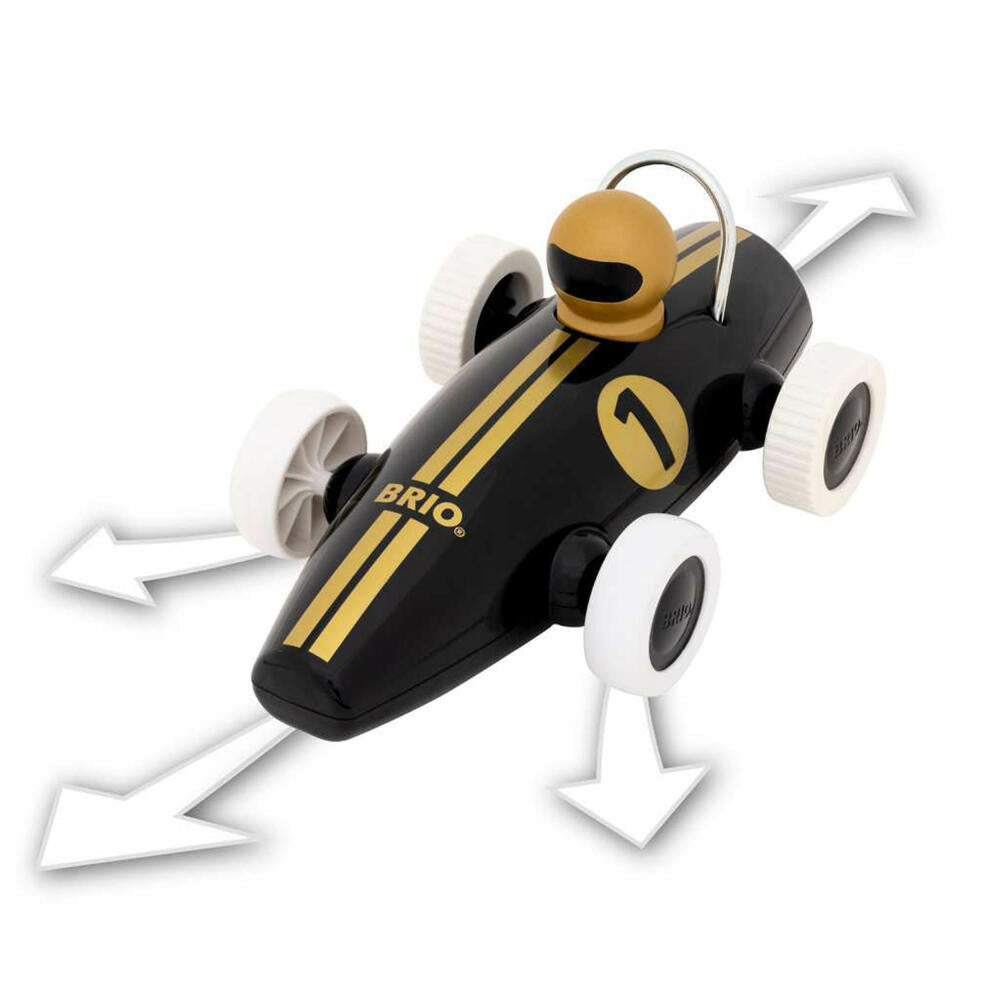 BRIO RC Racing Car Black Gold, with Remote Control, Racing Car, Toy, 63044300