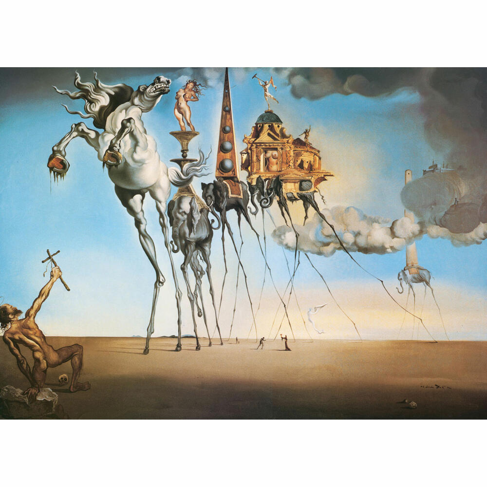 Eurographics Puzzle The Temptation of Saint Anthony by Salvador Dali, 1000 pieces, 68 x 48 cm, 6000-0847