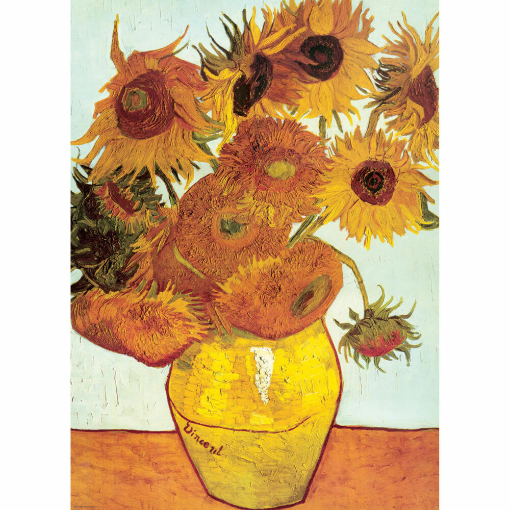 Eurographics Puzzle Zwölf Sonnenblumen in einer Vase von van Gogh, 1000 Teile, 68 x 48 cm, 6000-3688