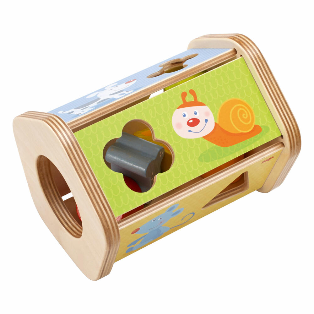 HABA Sortierbox Stech-Snack, Kinder Spiel, Steckspiel, Stapelspiel, Sortierspiel, Spielzeug, 302973