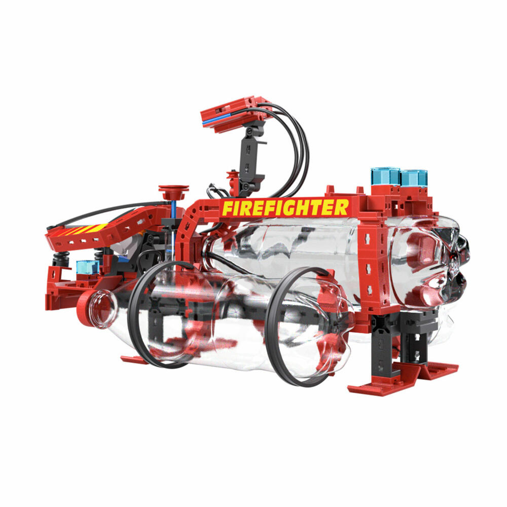 fischertechnik Firefighter, 322-tlg., Baukasten, Konstruktionsspielzeug, Feuerwehr, Spielzeug, ab 7 Jahre, 564069