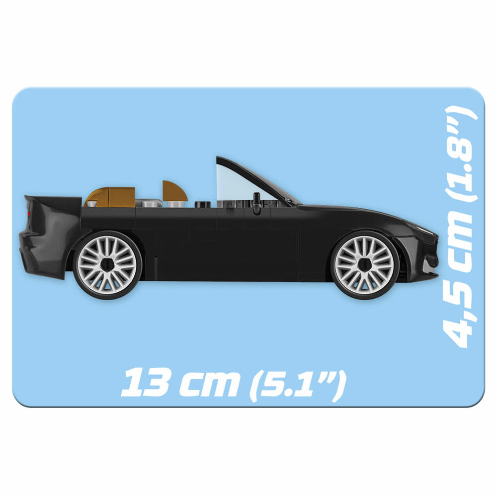 COBI Action Town Sports Car Convertible Cobra, Sportliches Cabrio, Fahrzeug, Auto, Spielzeug, Konstruktionsbausteine, 109 Teile, 1803