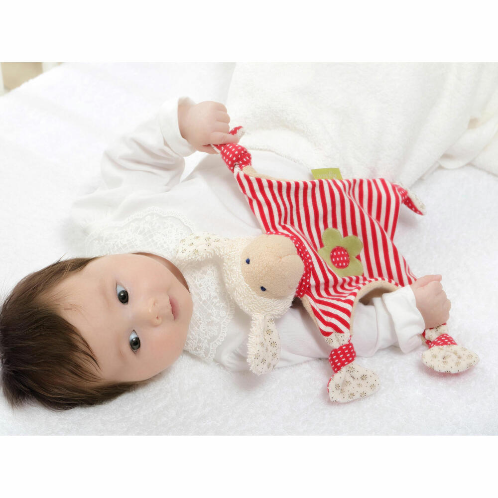 sigikid Green Collection cuddle cloth sheep, security cloth, cuddly cloth, baby cloth, cuddle cloth, baby toy, baby toy, 40862