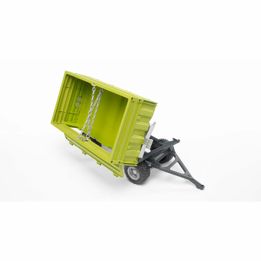 Bruder Agriculture Fliegl three-way tipping trailer, with clip-on side wall, model vehicle, model vehicle, toy, accessories, 02203