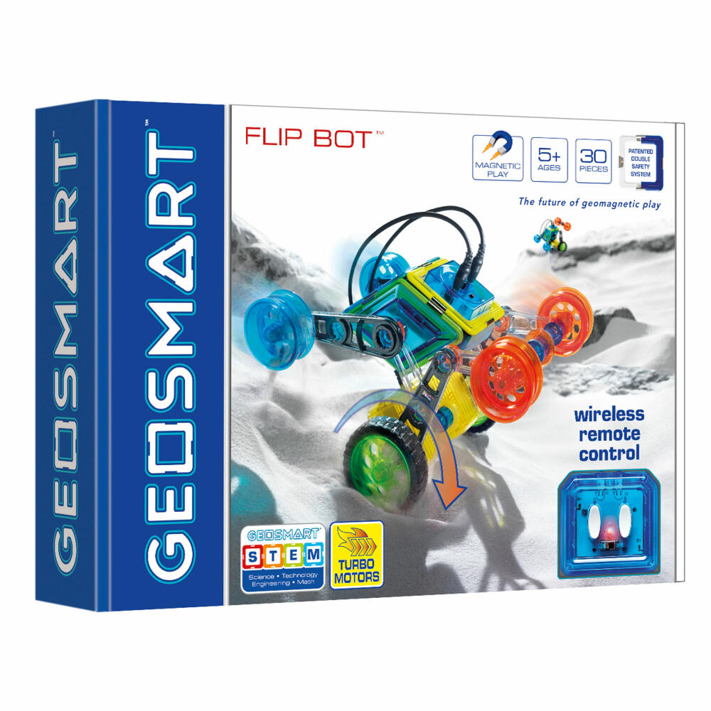 Smart Games Geosmart Flip Bot, Konstruktion, Baukausten, Kinder Spielzeug, ab 5 Jahren, GEO 215