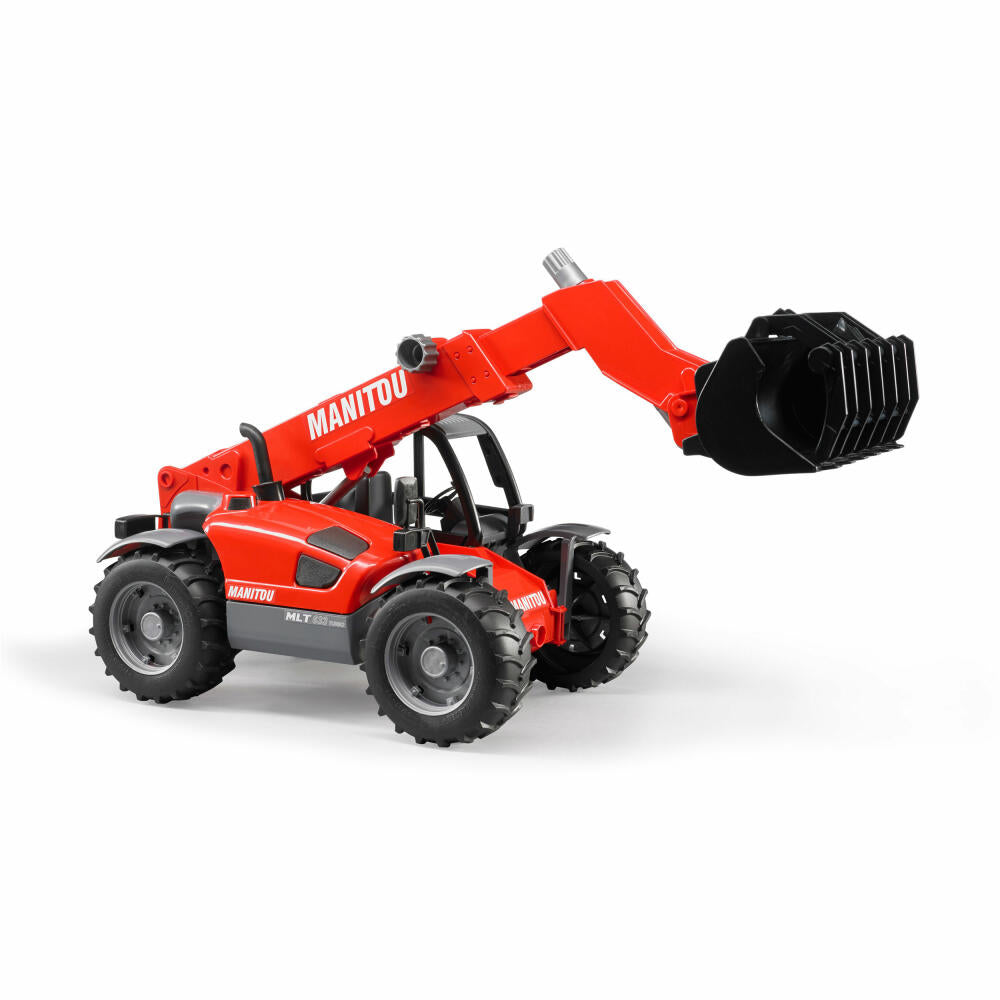 Bruder Construction Vehicles Manitou Telescopic Loader MLT 633, Construction Machine, Model Vehicle, Model Vehicle, Toy, 02125