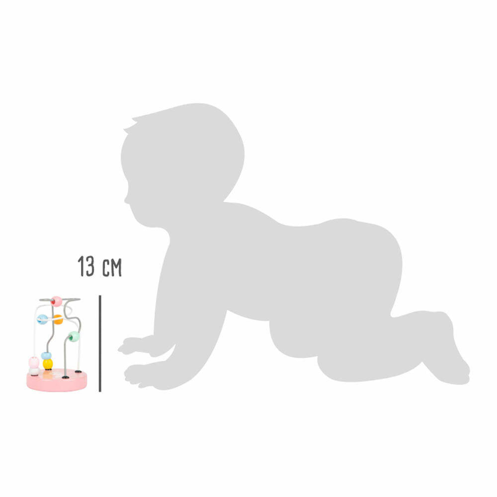 Legler Small Foot Motorikschleife Hase Pastell, Spielzeug, ab 12 Monate, 11762