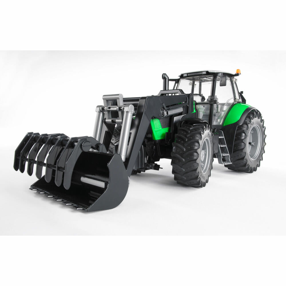 Bruder Landwirtschaft Deutz Agrotron X720, mit Frontlader, Traktor, Modellfahrzeug, Modell Fahrzeug, Spielzeug, 03081