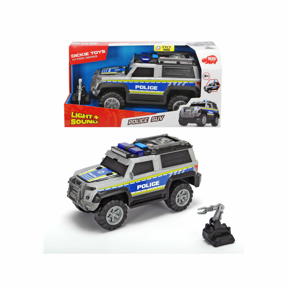 Dickie Toys Police SUV, police car, SUV, off-road vehicle, jeep, police, car, toy, 203306003
