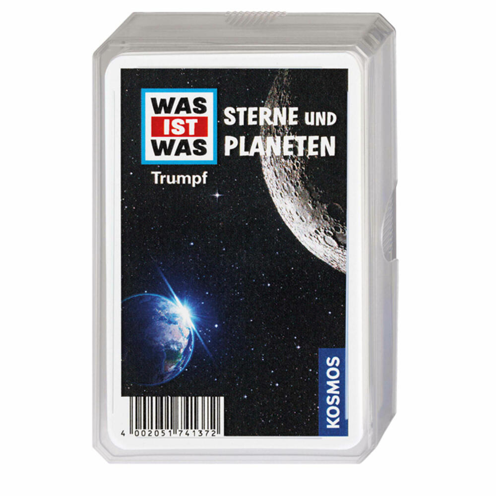 KOSMOS Was Ist Was Trumpfspiel Sterne und Planeten, Trumpf Kartenspiel, Astronomie, Spiel, ab 8 Jahren, 741372