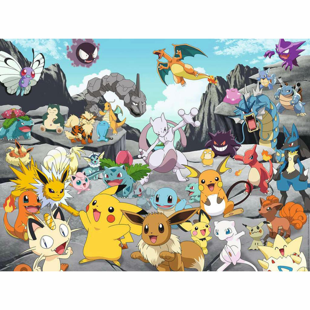 Ravensburger Puzzle Pokémon Classics, Erwachsenenpuzzle, 1500 Teile, 12000726