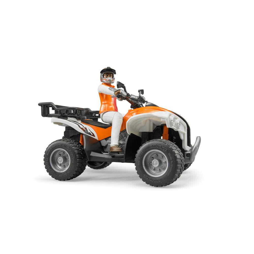 Bruder Freizeit Quad, mit Fahrer, Modellfahrzeug, Modell Fahrzeug, Spielzeug, 63000