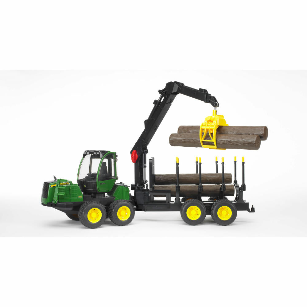 Bruder Forestry John Deere 1210E Forwarder, with Log Grabber and Logs, Tractor, Model Vehicle, Model Vehicle, Toy, 02133