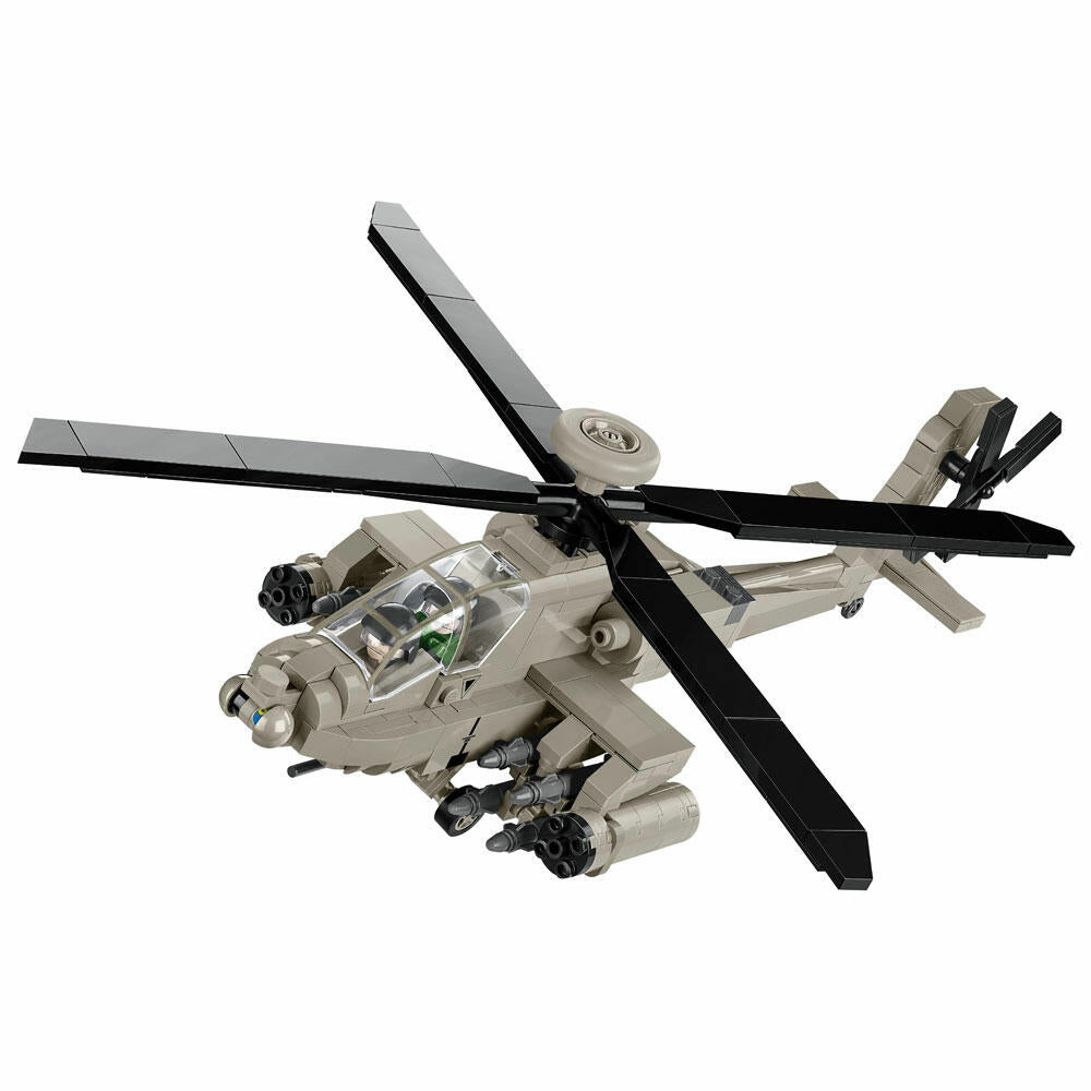 COBI Armed Forces AH-64 APACHE 1:35, Kampfhubschrauber, Flugzeug, Konstruktionsbausteine, Spielzeug, Kunststoff, 510 Teile, 5808