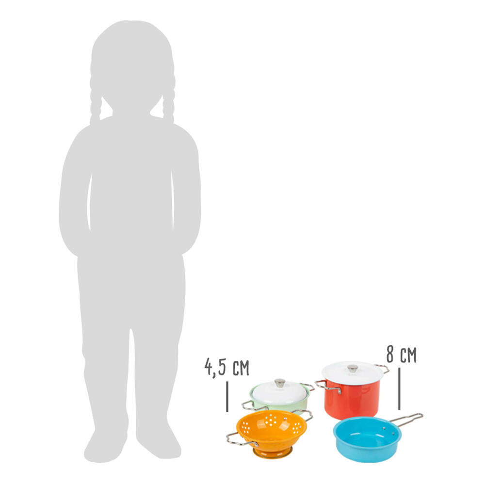 Legler Small Foot Kochgeschirr-Set mit Zubehör, Spielzeug, ab 3 Jahre, 11751