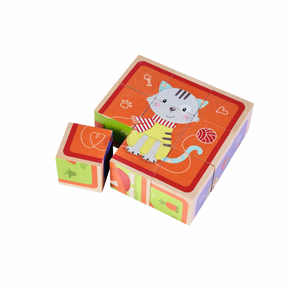 Eichhorn Picture Cube Friends, 9 pcs., Picture Cube Puzzle, Cube Puzzle, Puzzle, 100005463