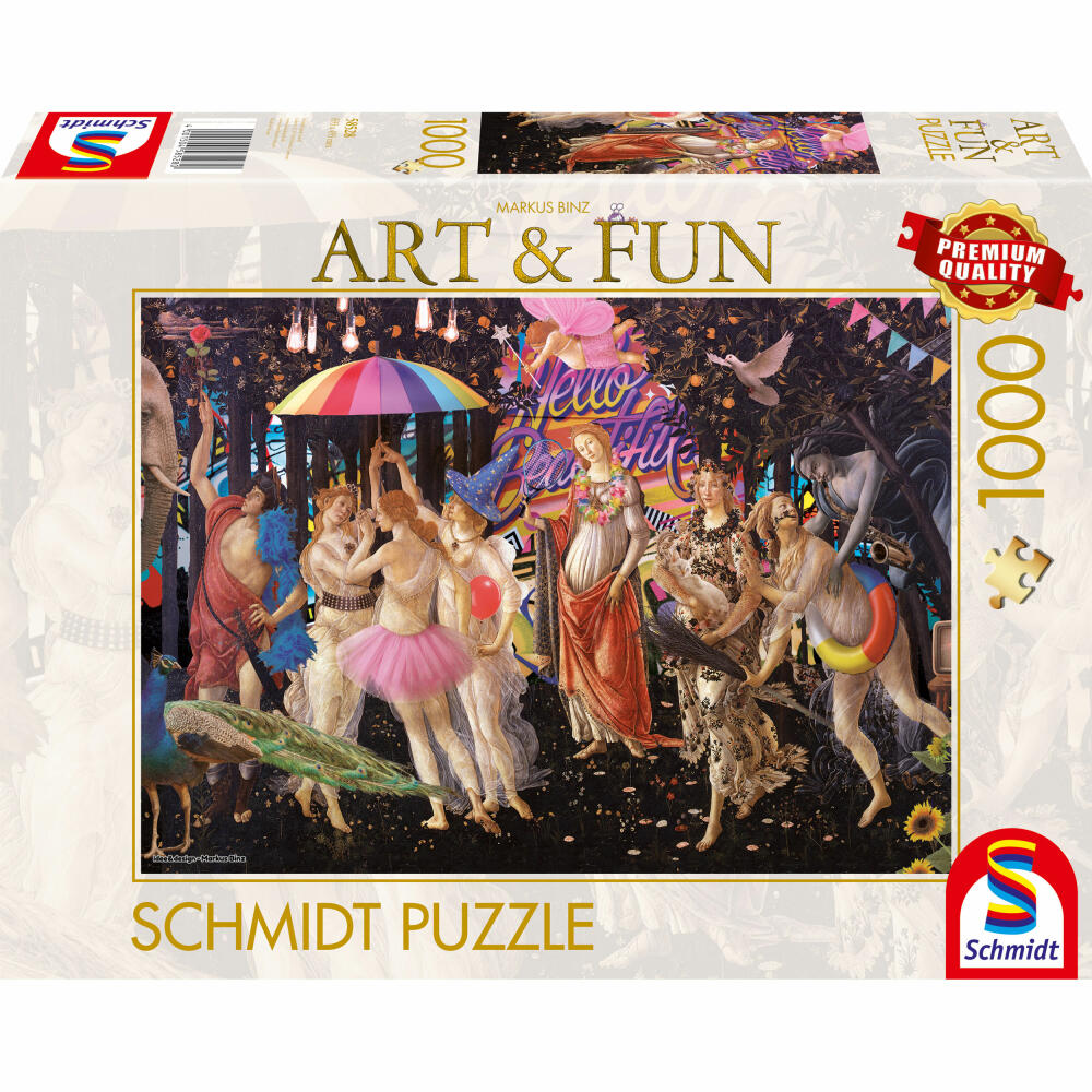 Schmidt Spiele Puzzle La Primavera 2024, adult puzzle, Markus Binz, 1000 pieces, 58528