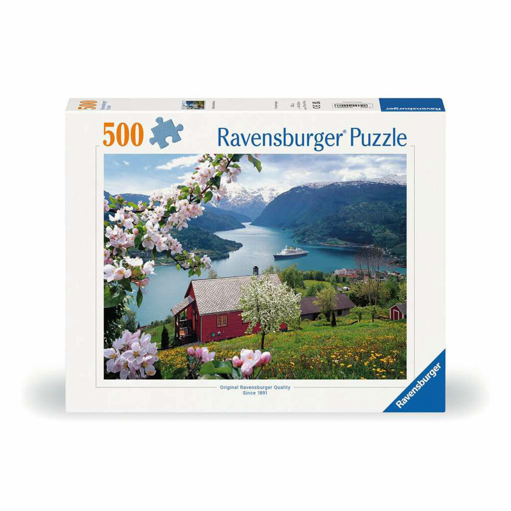 Ravensburger Puzzle Skandinavische Idylle, Erwachsenenpuzzle, 500 Teile, 12000208