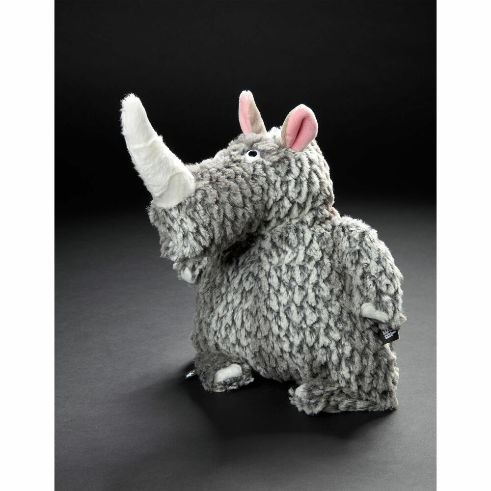 sigikid BEASTS Kuscheltier Nashorn Nino Rhino, Plüschtier, Schmusetier, Kuschel Tier, Grau, 39619