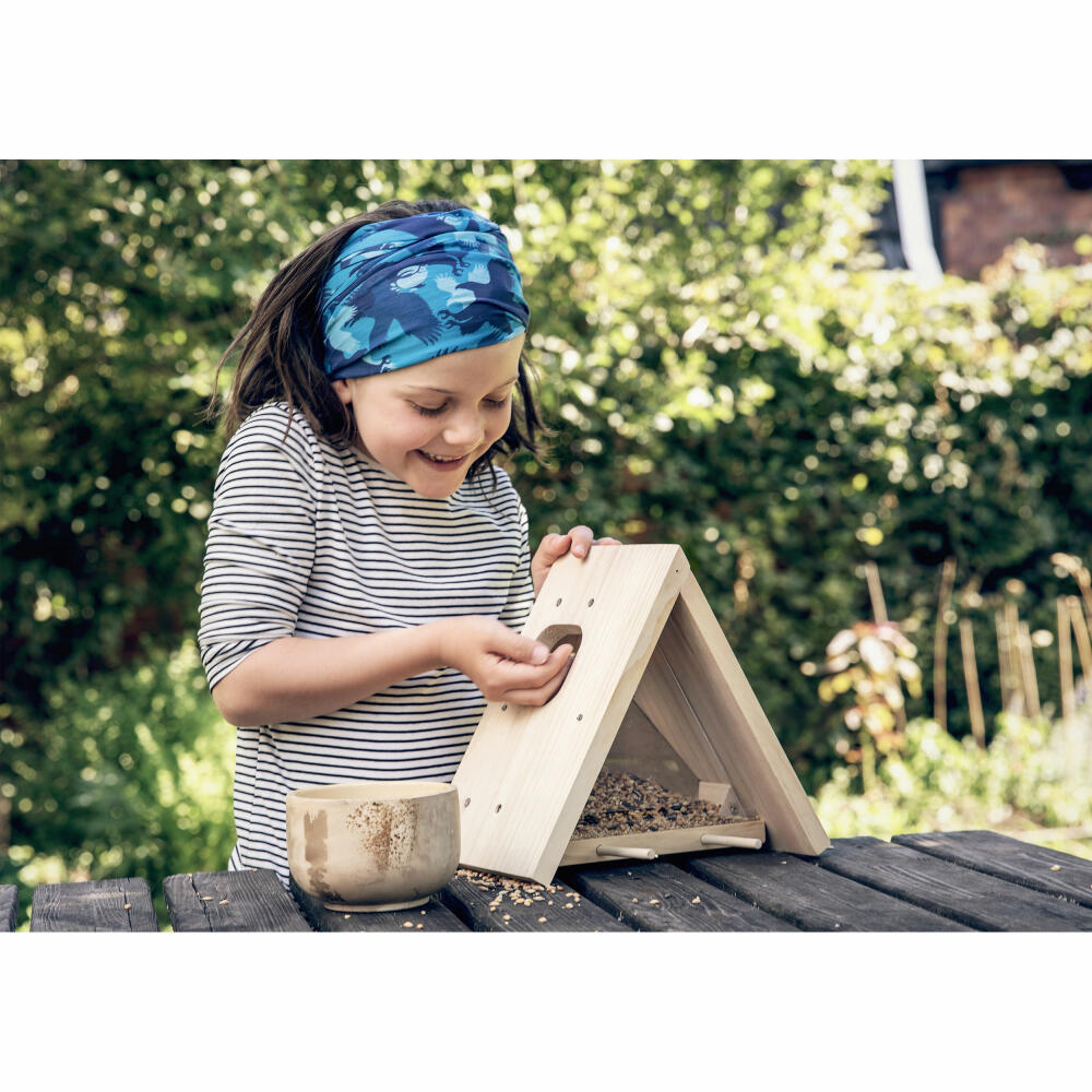 HABA Terra Kids Futterhaus-Bausatz, Vogelhaus, Futterstelle, Baukasten, ab 6 Jahren, 1306014001
