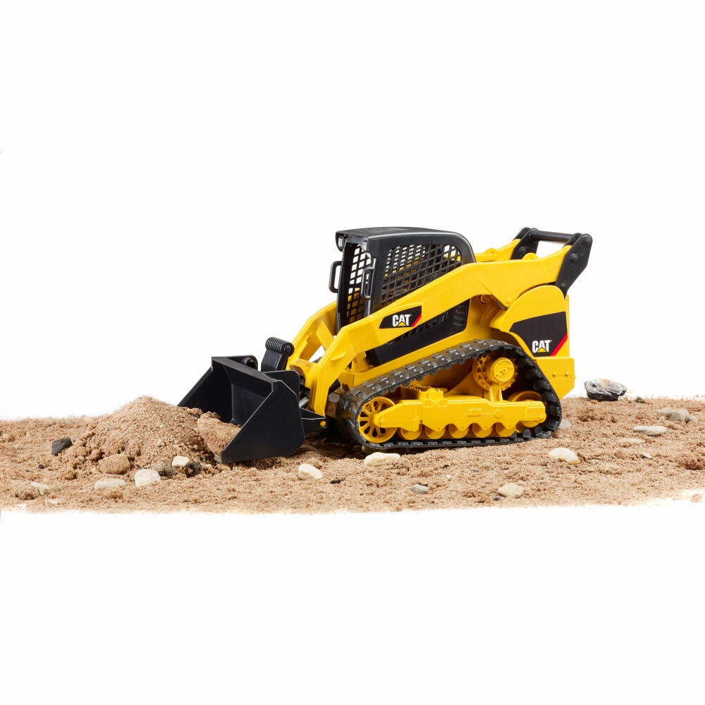 Bruder Construction Vehicles Cat Delta Loader, Compact Track Loader, Model Vehicle, Model Vehicle, Toy, 02136