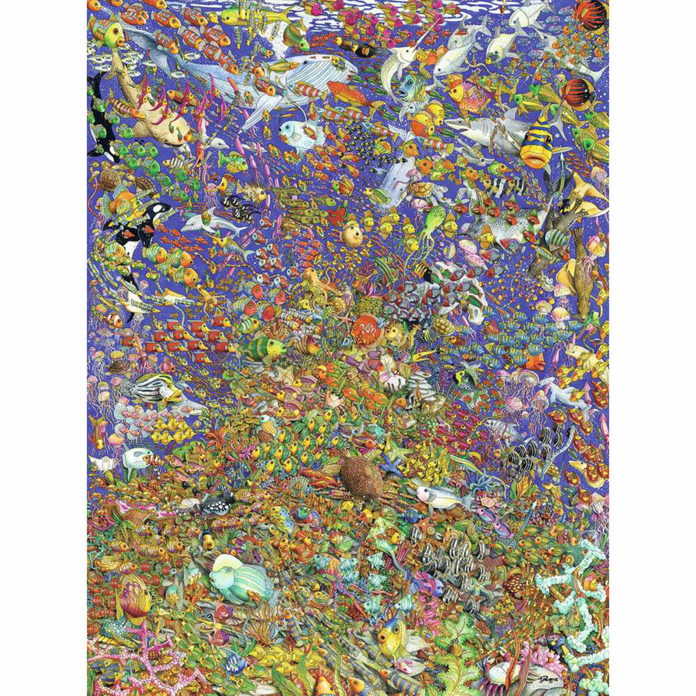 Ravensburger Puzzle Viele bunte Fische, Erwachsenenpuzzle, 1500 Teile, 12000436