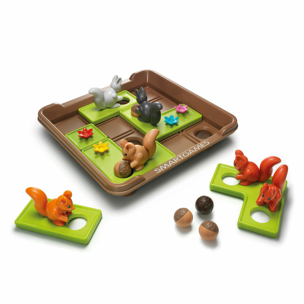 Smart Games logic game Ran an die Nüsse XXL, thinking game, puzzle game, toy, from 6 years, SG 425 XL