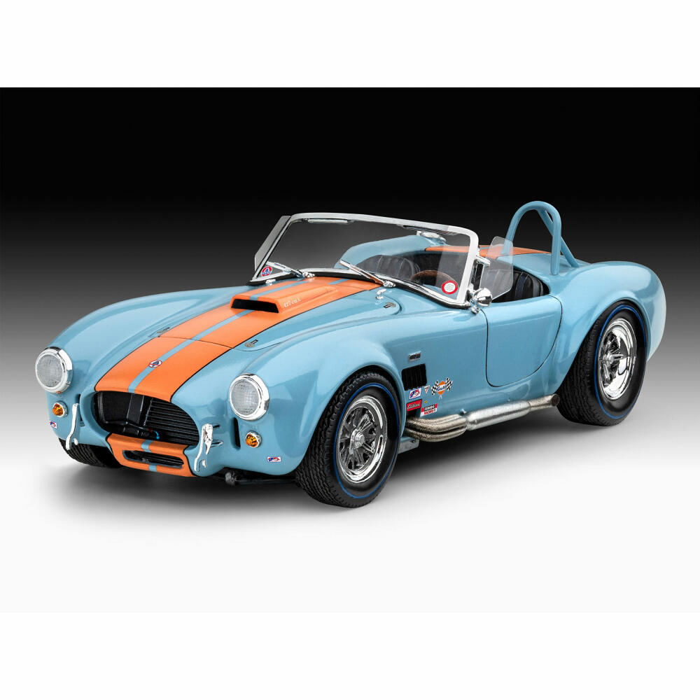Revell Model Set 65 Shelby Cobra 427, Auto, Modellbausatz, Modell Bausatz, 93 Teile, ab 12 Jahre, 67708