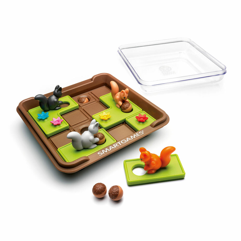 Smart Games logic game Get to the nuts, thinking game, children's game, children's game, from 6 years, SG 425 DE
