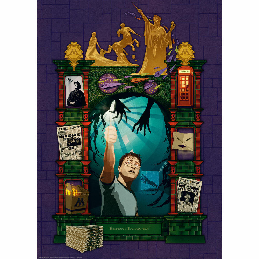 Ravensburger Puzzle Harry Potter and the Order of the Phoenix, Film 5, Adult Puzzle, Adult Puzzles, 1000 Pieces, 16746
