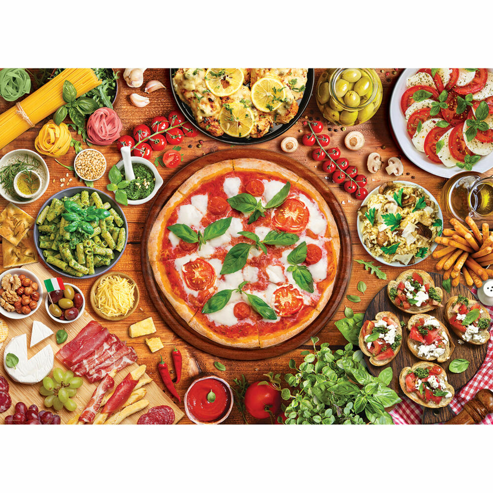 Eurographics Puzzle Italienische Spezialitäten, 1000 Teile, 68 x 48 cm, 6000-5615