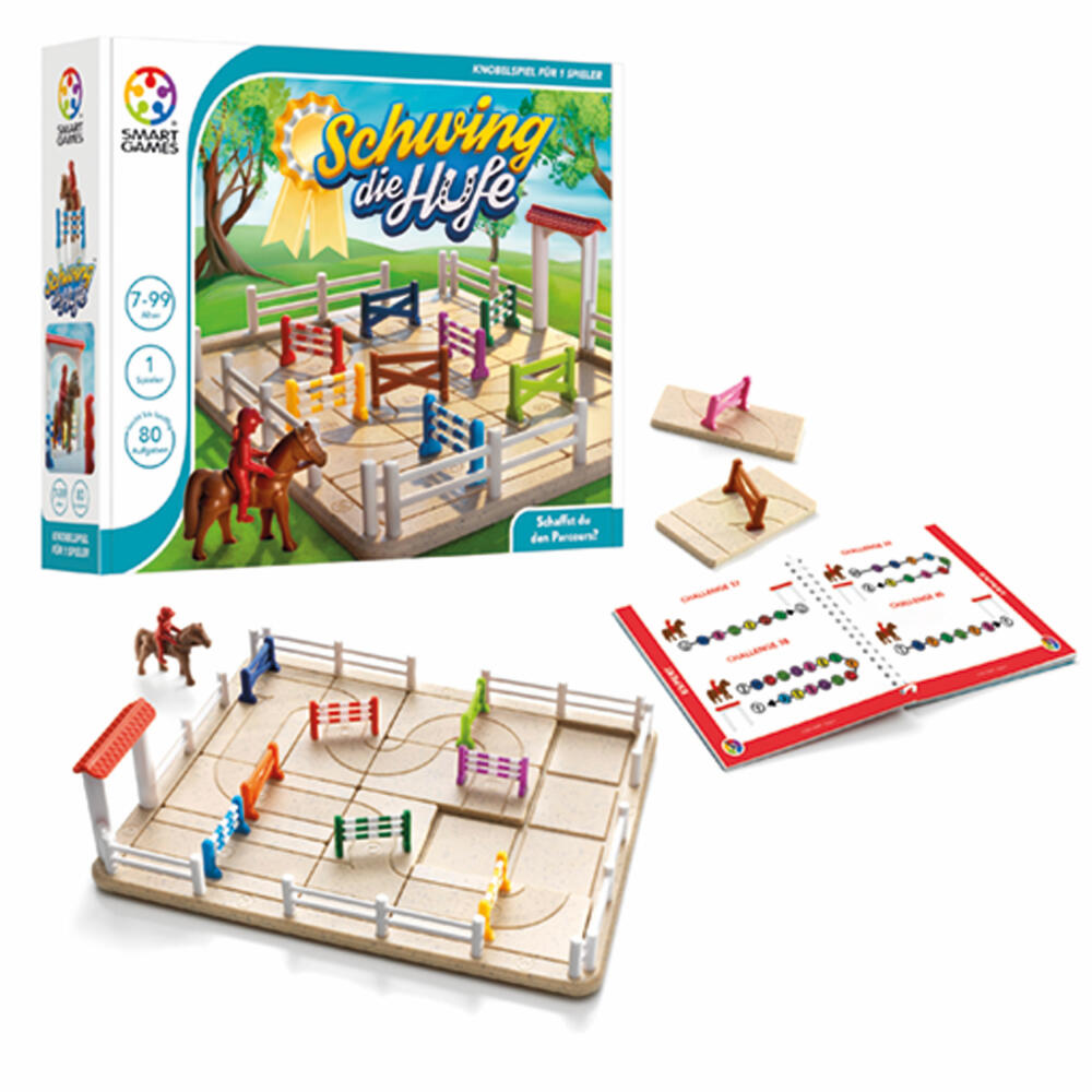 Smart Games Swing the Hooves, puzzle game, logic game, thinking game, children's game, children, SG 097 DE