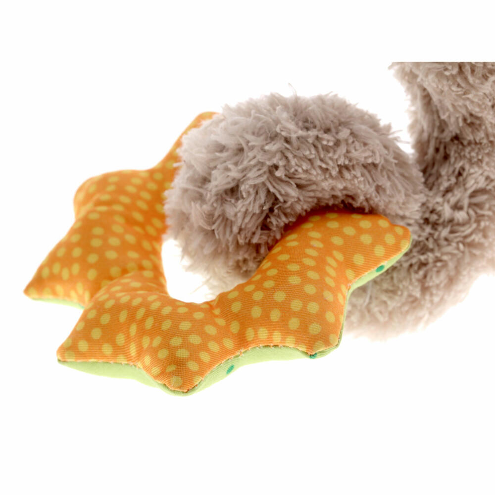 sigikid PlayQ Aktiv-Elefant, Greifling, Beißring, Kuscheltier, Babyspielzeug, Baby Spielzeug, Polyester, H 27 cm, 40863