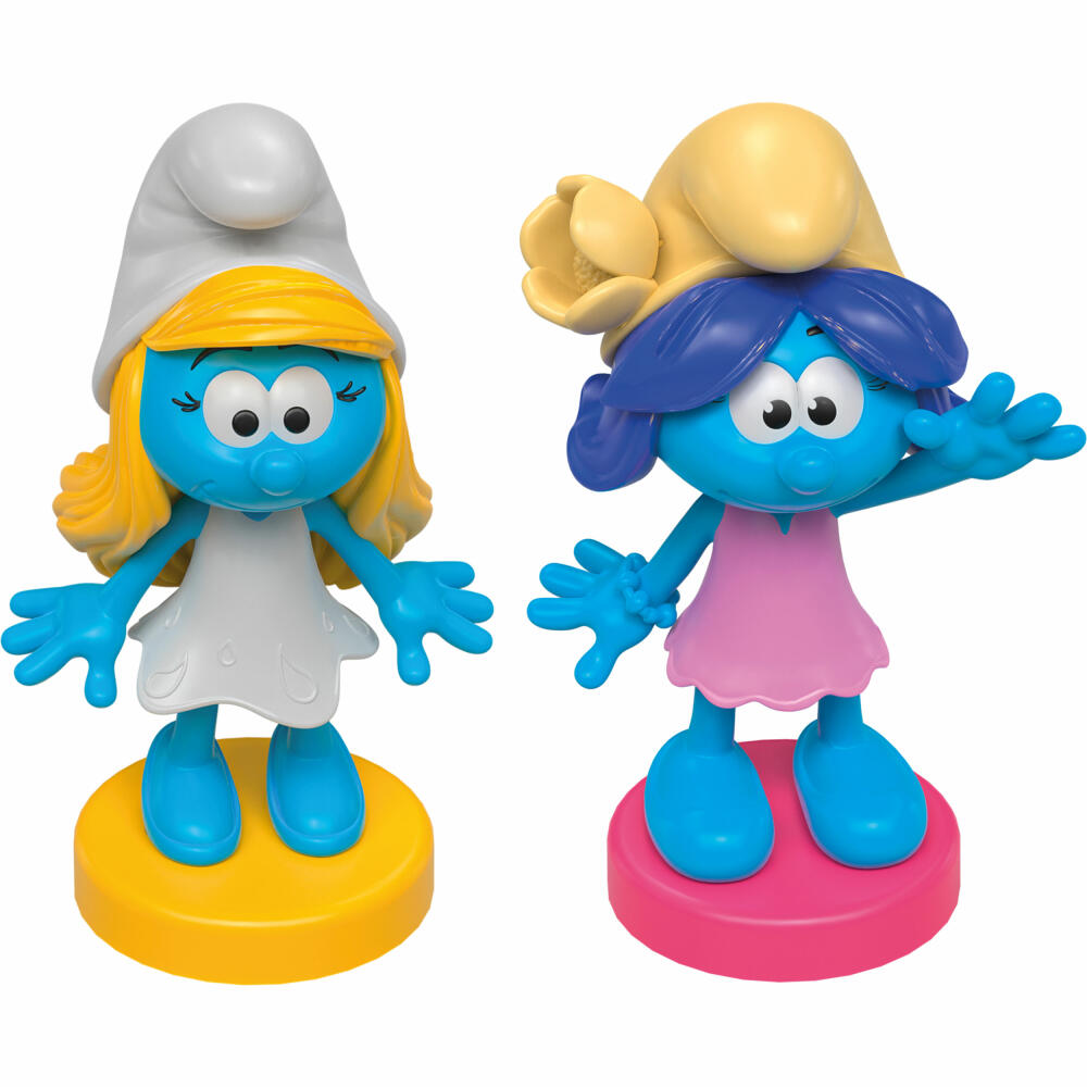 Schmidt Spiele Puzzle The Smurfs Azrael in Smurfhausen, Children's Puzzle, Children, 60 Pieces, with 2 Figures, 56522
