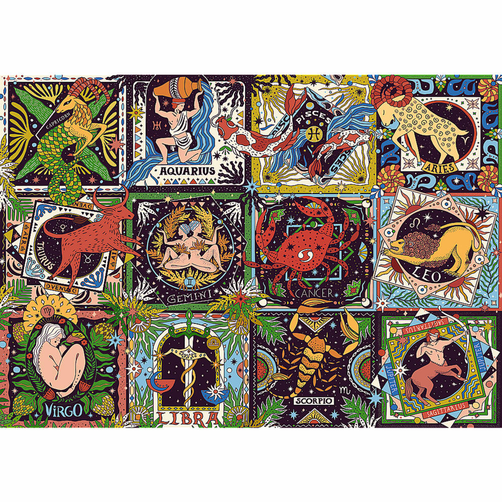 Trefl Puzzle UFT Zodiac Signs, Astrology, 1000 pieces, 68.3 x 48 cm, 10752