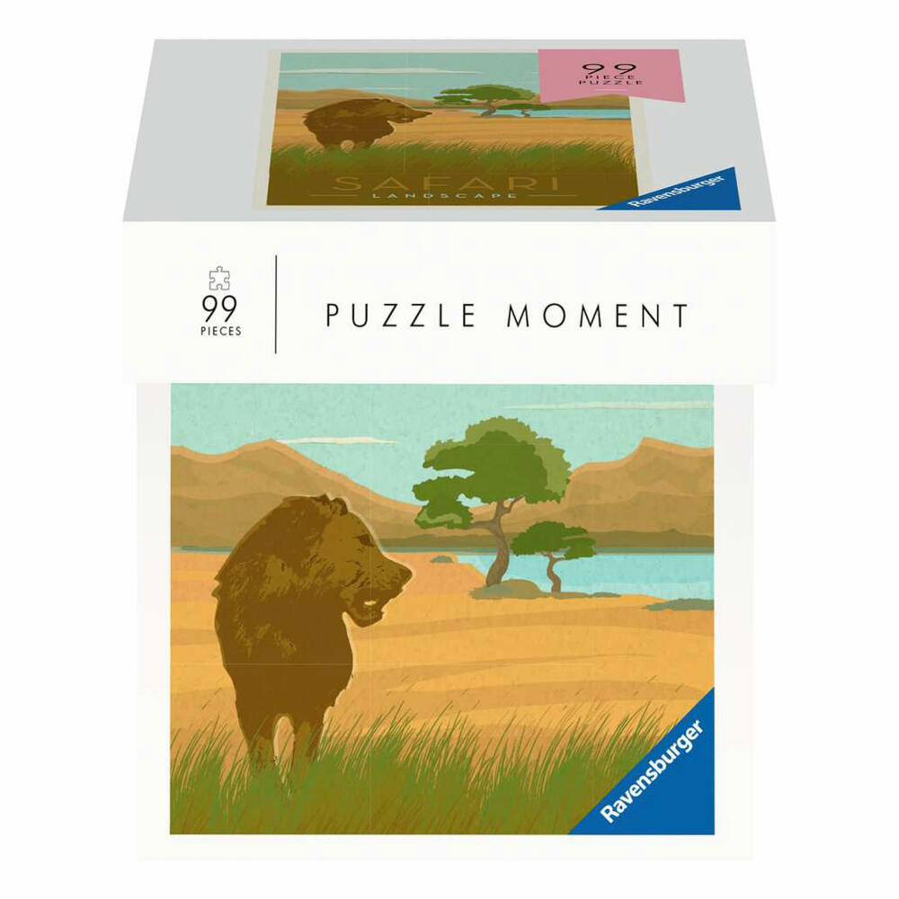 Ravensburger Puzzle Safari, Erwachsenenpuzzle, Mini-Puzzle, 99 Teile, 16540