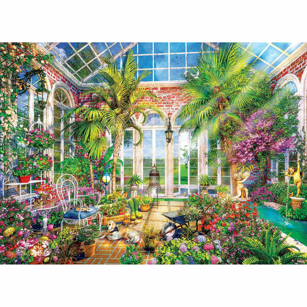 Eurographics Puzzle Der Gläserne Gewächshausgarten, Smart Cut, 1000 Teile, 68 x 48 cm, 6000-5870